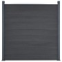 Juego de paneles de valla WPC gris 180x186 cm de , Paneles de vallas - Ref: Foro24-3211827, Precio: 306,96 €, Descuento: %