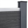 Juego de paneles de valla WPC gris 180x186 cm de , Paneles de vallas - Ref: Foro24-3211827, Precio: 306,96 €, Descuento: %