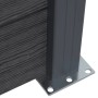 Juego de paneles de valla WPC gris 180x186 cm de , Paneles de vallas - Ref: Foro24-3211827, Precio: 306,96 €, Descuento: %