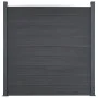 Graues WPC-Zaunplatten-Set 353 x 186 cm von , Zaunpaneele - Ref: Foro24-3211831, Preis: 555,96 €, Rabatt: %