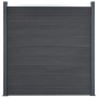 Juego de paneles de valla WPC gris 353x186 cm de , Paneles de vallas - Ref: Foro24-3211831, Precio: 571,54 €, Descuento: %
