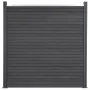 Graues WPC-Zaunplatten-Set 353 x 186 cm von , Zaunpaneele - Ref: Foro24-3211831, Preis: 555,96 €, Rabatt: %