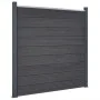 Juego de paneles de valla WPC gris 699x186 cm de , Paneles de vallas - Ref: Foro24-3211833, Precio: 1,00 €, Descuento: %