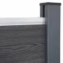 Juego de paneles de valla WPC gris 699x186 cm de , Paneles de vallas - Ref: Foro24-3211833, Precio: 1,00 €, Descuento: %