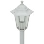 Farolas de jardín aluminio blancas E27 110 cm 6 unidades de , Iluminación de exterior - Ref: Foro24-44215, Precio: 163,35 €, ...