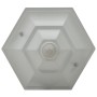 Farolas de jardín aluminio blancas E27 110 cm 6 unidades de , Iluminación de exterior - Ref: Foro24-44215, Precio: 163,35 €, ...