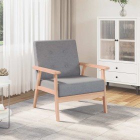 Sillón de tela gris claro en Sillones | Comprar online en Foru.es
