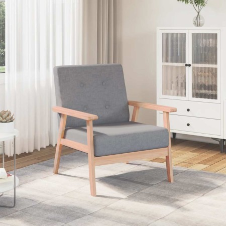 Sillón de tela gris claro en Sillones | Comprar online en Foru.es