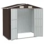 Cobertizo de jardín acero galvanizado marrón 205x129x183 cm de , Cobertizos - Ref: Foro24-46300, Precio: 245,80 €, Descuento: %