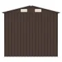 Cobertizo de jardín acero galvanizado marrón 205x129x183 cm de , Cobertizos - Ref: Foro24-46300, Precio: 245,80 €, Descuento: %