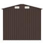 Cobertizo de jardín acero galvanizado marrón 205x129x183 cm de , Cobertizos - Ref: Foro24-46300, Precio: 251,15 €, Descuento: %