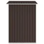 Cobertizo de jardín acero galvanizado marrón 205x129x183 cm de , Cobertizos - Ref: Foro24-46300, Precio: 245,80 €, Descuento: %
