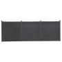 Juego de paneles de valla WPC gris 526x186 cm de , Paneles de vallas - Ref: Foro24-3211829, Precio: 777,62 €, Descuento: %