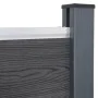Juego de paneles de valla WPC gris 526x186 cm de , Paneles de vallas - Ref: Foro24-3211829, Precio: 777,62 €, Descuento: %