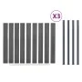 Juego de paneles de valla WPC gris 526x186 cm de , Paneles de vallas - Ref: Foro24-3211829, Precio: 777,62 €, Descuento: %