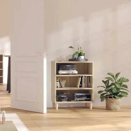 Aparador de madera contrachapada roble Sonoma 57x35x70 cm de , Aparadores - Ref: Foro24-806052, Precio: 43,52 €, Descuento: %