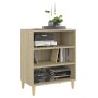 Aparador de madera contrachapada roble Sonoma 57x35x70 cm de , Aparadores - Ref: Foro24-806052, Precio: 45,42 €, Descuento: %