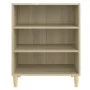 Aparador de madera contrachapada roble Sonoma 57x35x70 cm de , Aparadores - Ref: Foro24-806052, Precio: 43,52 €, Descuento: %