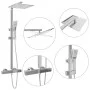 Kit de ducha combinado con termostato acero inoxidable de vidaXL, Cabezales de ducha - Ref: Foro24-145053, Precio: 190,96 €, ...