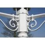 Farola de jardín 3 brazos aluminio blanco 215 cm de , Iluminación de exterior - Ref: Foro24-40245, Precio: 168,26 €, Descuent...