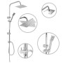 Kit de ducha combinado con ducha de mano acero inoxidable de vidaXL, Cabezales de ducha - Ref: Foro24-145055, Precio: 68,40 €...