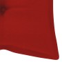 Banco de jardín plegable con cojín bambú 118 cm de , Bancos de jardín - Ref: Foro24-3063870, Precio: 91,49 €, Descuento: %