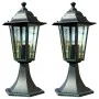 Lámpara de jardín 2 uds aluminio verde oscuro/negro de , Iluminación de exterior - Ref: Foro24-3057507, Precio: 50,40 €, Desc...