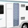 Cortina mosquitera de chenilla plateada 56x185 cm de vidaXL, Mosquiteras para ventanas - Ref: Foro24-284285, Precio: 35,33 €,...