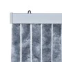 Cortina mosquitera de chenilla plateada 56x185 cm de vidaXL, Mosquiteras para ventanas - Ref: Foro24-284285, Precio: 35,33 €,...