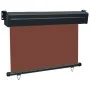 Toldo lateral de balcón marrón 85x250 cm de , Sombrillas - Ref: Foro24-48411, Precio: 55,93 €, Descuento: %