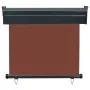 Toldo lateral de balcón marrón 85x250 cm de , Sombrillas - Ref: Foro24-48411, Precio: 55,93 €, Descuento: %
