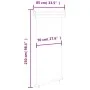 Toldo lateral de balcón marrón 85x250 cm de , Sombrillas - Ref: Foro24-48411, Precio: 55,93 €, Descuento: %