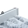 Cortina mosquitera de chenilla blanca y gris 100x220 cm de vidaXL, Mosquiteras para ventanas - Ref: Foro24-284281, Precio: 65...