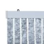 Cortina mosquitera de chenilla blanca y gris 100x220 cm de vidaXL, Mosquiteras para ventanas - Ref: Foro24-284281, Precio: 65...