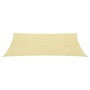 Toldo de vela HDPE beige 160 g/m² 2,5x5 m de , Sombrillas - Ref: Foro24-311126, Precio: 31,80 €, Descuento: %
