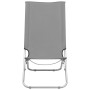 Sillas de playa plegables 2 unidades tela gris de , Sillas de jardín - Ref: Foro24-310377, Precio: 84,03 €, Descuento: %