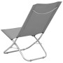 Sillas de playa plegables 2 unidades tela gris de , Sillas de jardín - Ref: Foro24-310377, Precio: 84,03 €, Descuento: %