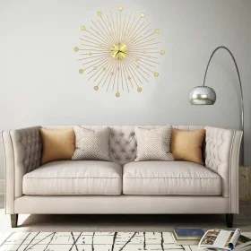 Gold metal wall clock 70 cm by vidaXL, Wall clocks - Ref: Foro24-283862, Price: 89,79 €, Discount: %