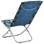 Sillas de playa plegables 2 uds tela con estampado de hojas de , Sillas de jardín - Ref: Foro24-310382, Precio: 84,66 €, Desc...