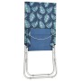 Sillas de playa plegables 2 uds tela con estampado de hojas de , Sillas de jardín - Ref: Foro24-310382, Precio: 84,66 €, Desc...