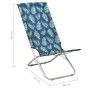 Sillas de playa plegables 2 uds tela con estampado de hojas de , Sillas de jardín - Ref: Foro24-310382, Precio: 84,66 €, Desc...