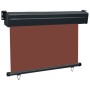Toldo lateral de balcón marrón 105x250 cm de , Sombrillas - Ref: Foro24-48417, Precio: 75,94 €, Descuento: %