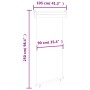 Toldo lateral de balcón marrón 105x250 cm de , Sombrillas - Ref: Foro24-48417, Precio: 75,94 €, Descuento: %