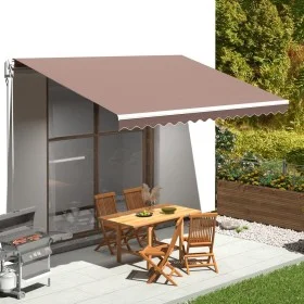 Tela de repuesto para toldo marrón 4,5x3,5 m de , Toldos - Ref: Foro24-311980, Precio: 70,56 €, Descuento: %