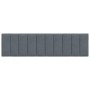 Cabecero de cama acolchado terciopelo gris oscuro 180 cm de , Cabeceros y pies de cama - Ref: Foro24-374682, Precio: 68,09 €,...
