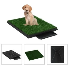 Pet toilets with artificial grass tray 2 units 63x50x7cm by vidaXL, Pet Underpads - Ref: Foro24-170767, Price: 75,61 €, Disco...