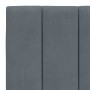 Cabecero de cama acolchado terciopelo gris oscuro 180 cm de , Cabeceros y pies de cama - Ref: Foro24-374682, Precio: 68,09 €,...