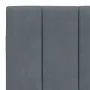 Cabecero de cama acolchado terciopelo gris oscuro 180 cm de , Cabeceros y pies de cama - Ref: Foro24-374682, Precio: 65,04 €,...