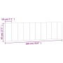 Cabecero de cama acolchado terciopelo gris oscuro 180 cm de , Cabeceros y pies de cama - Ref: Foro24-374682, Precio: 68,09 €,...