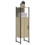 Armario de baño madera ingeniería roble Sonoma 33x33x120,5 cm de , Tocadores - Ref: Foro24-842467, Precio: 76,57 €, Descuento: %